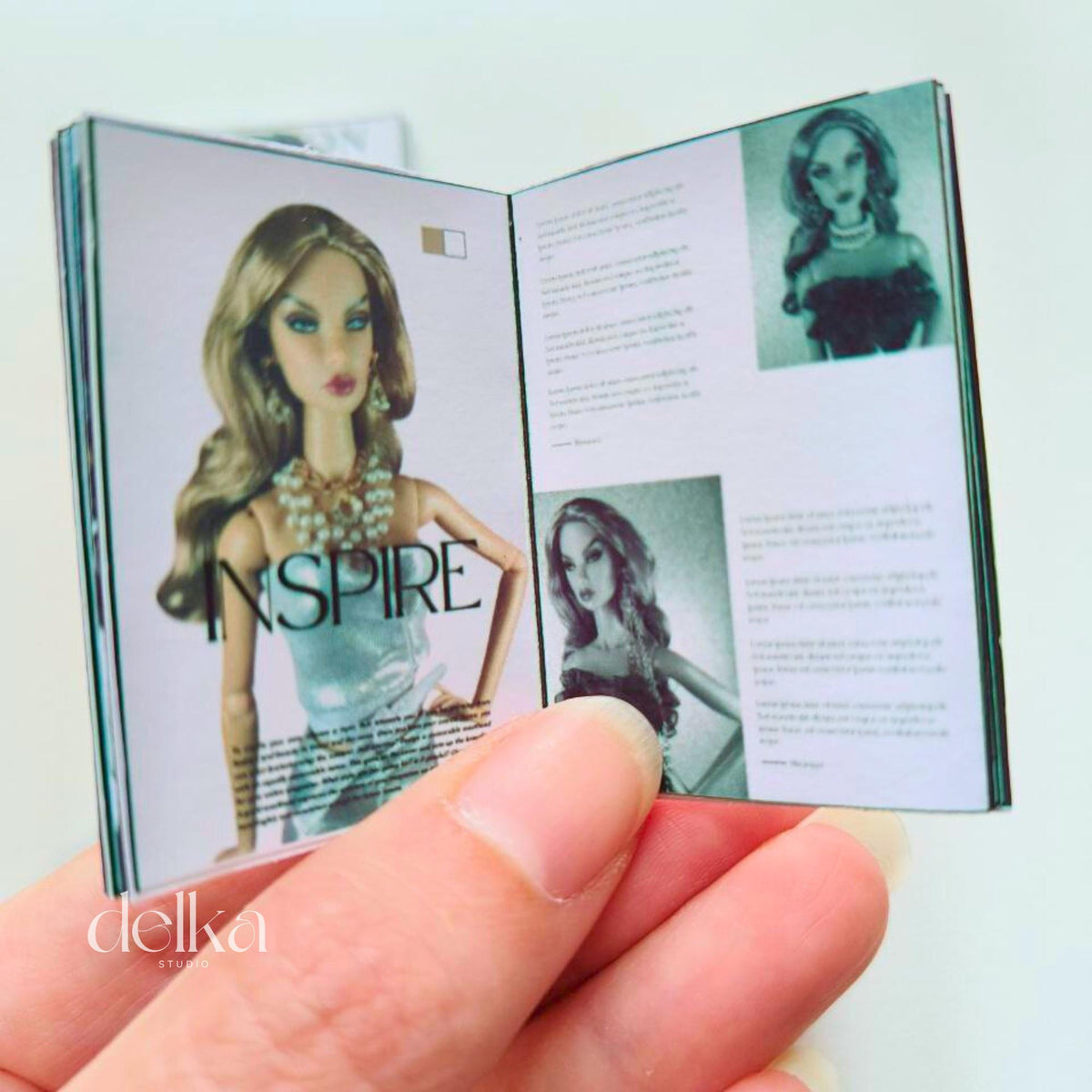 12 inch fashion magazines for fashion dolls