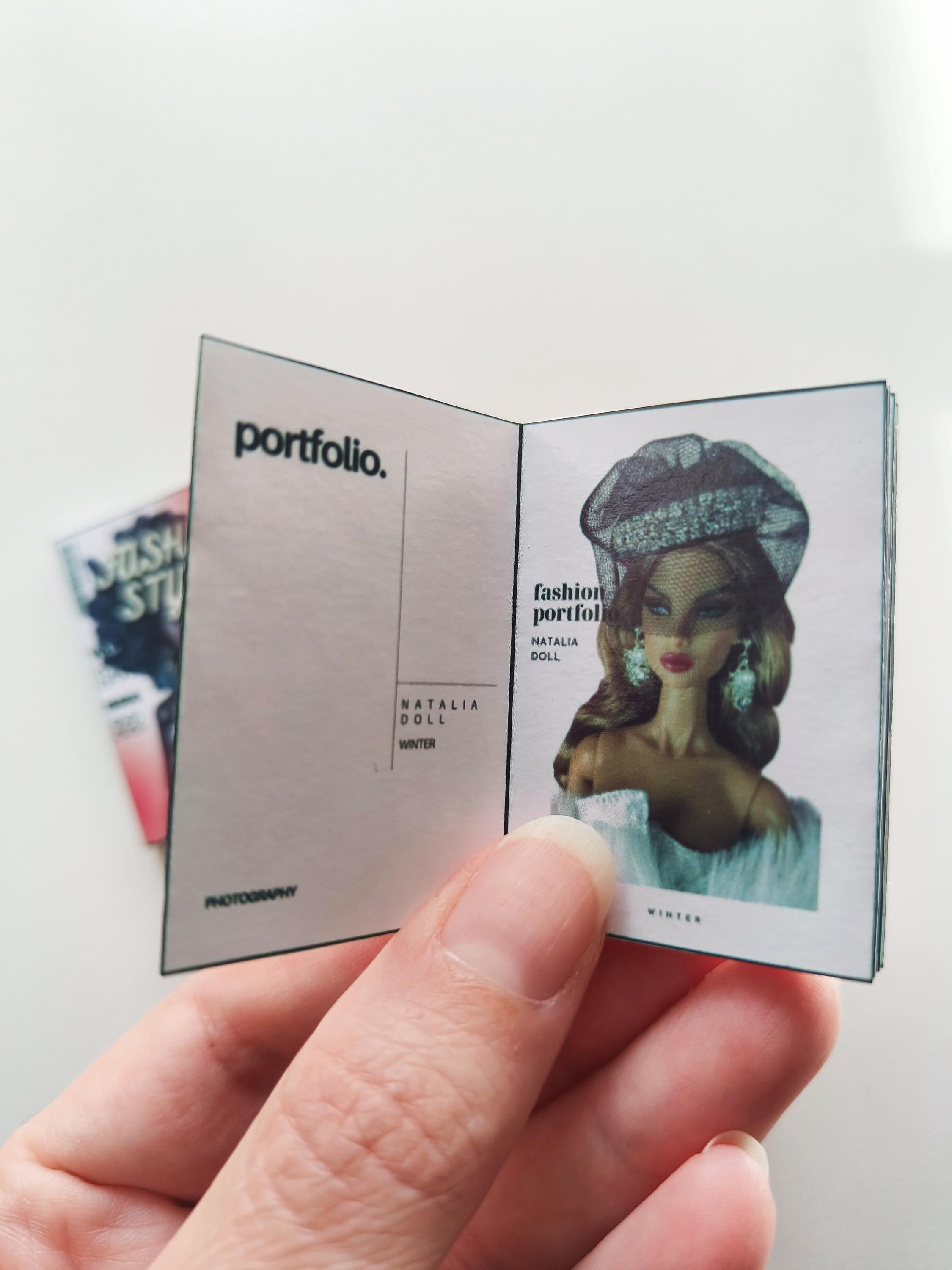 Printable Doll Fashion Magazine, 1:6 Scale Miniature (PDF Pattern)