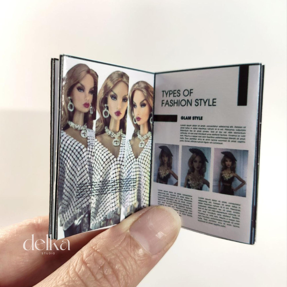 12 inch fashion magazines for fashion dolls