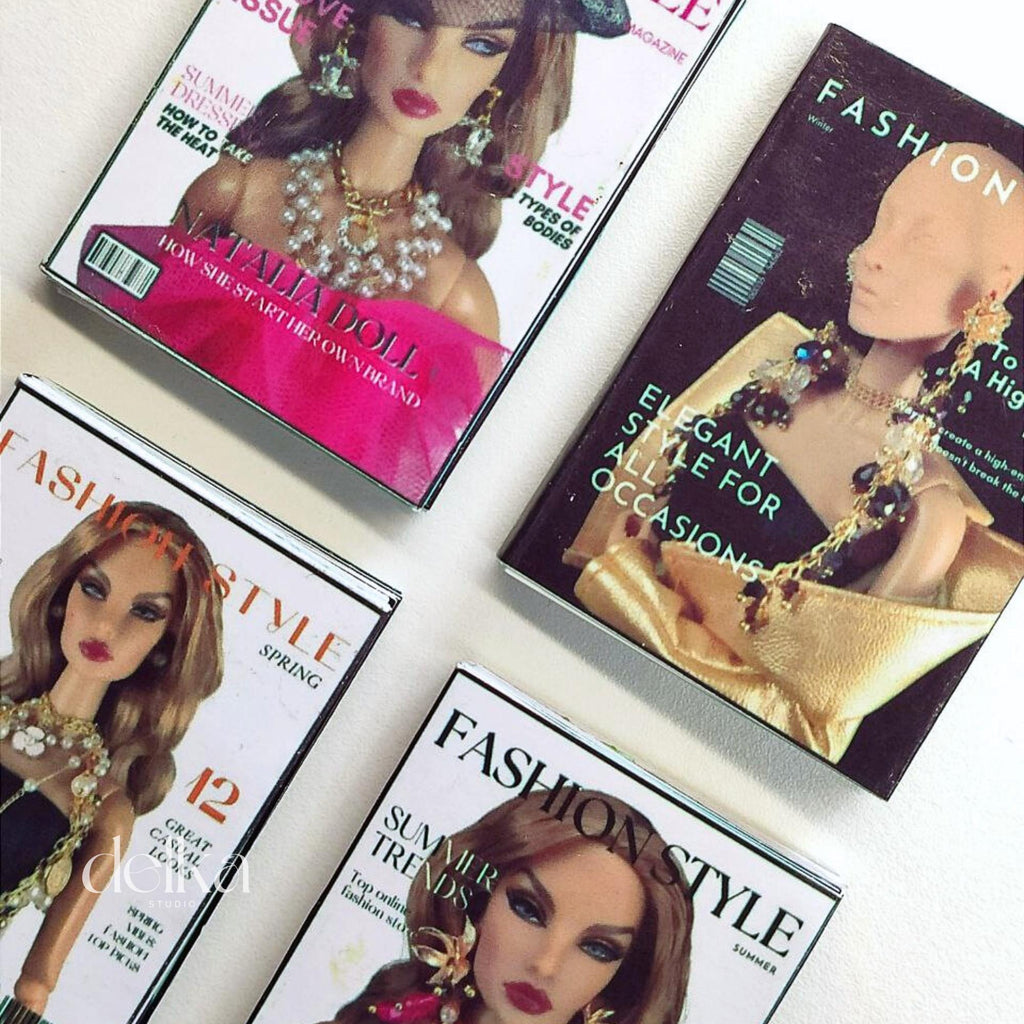 12 inch fashion magazines for fashion dolls