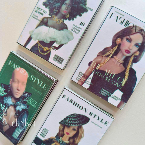 12 inch fashion magazines for fashion dolls