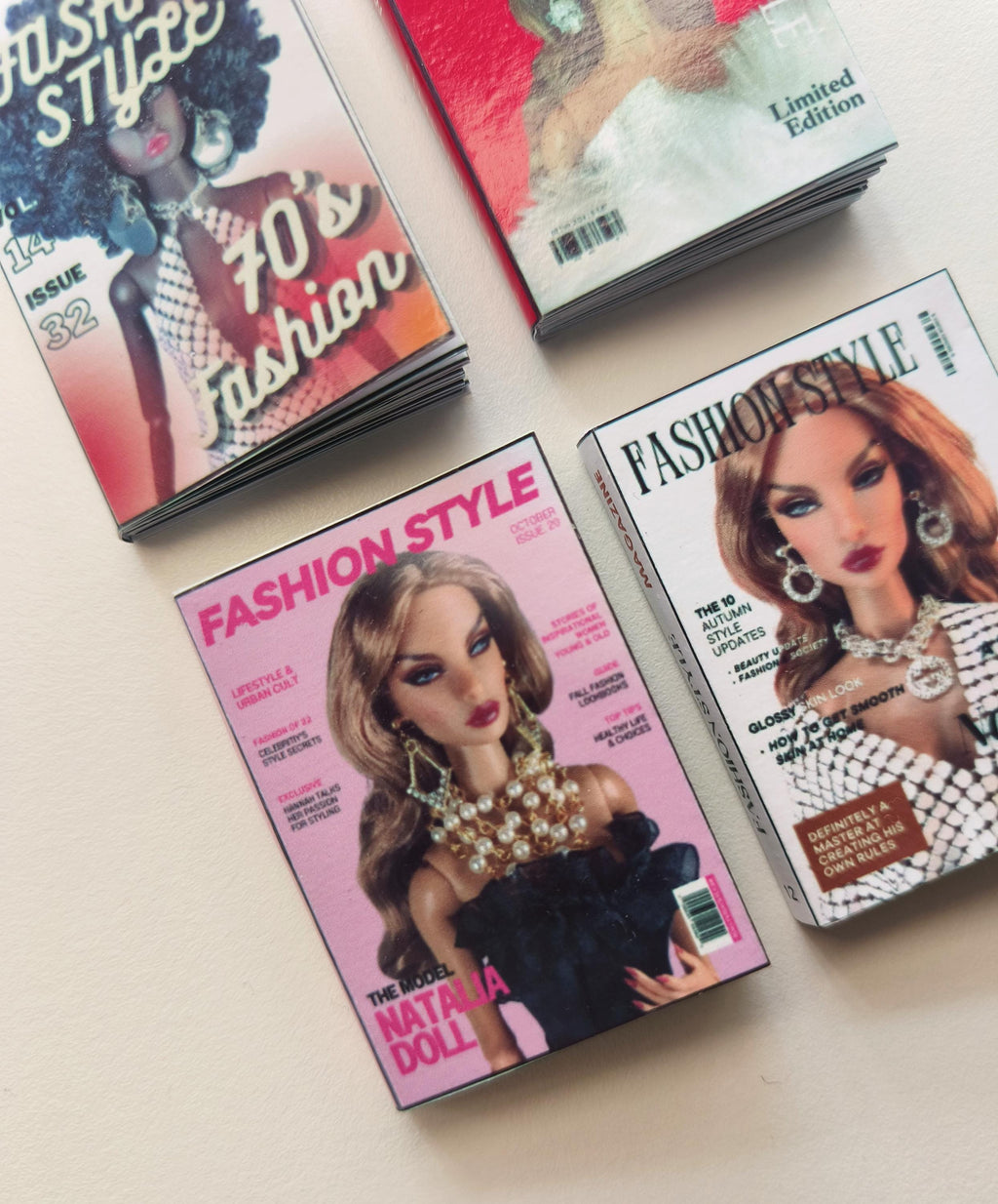 Printable Doll Fashion Magazine, 1:6 Scale Miniature (PDF Pattern)