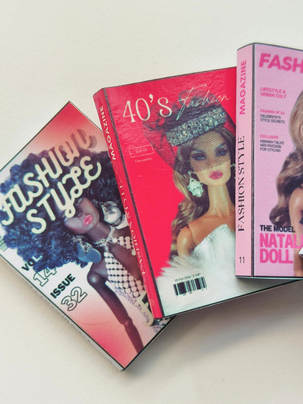 Printable Doll Fashion Magazine, 1:6 Scale Miniature (PDF Pattern)