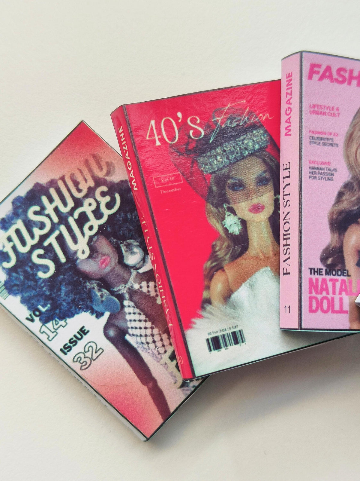 Printable Doll Fashion Magazine, 1:6 Scale Miniature (PDF Pattern)