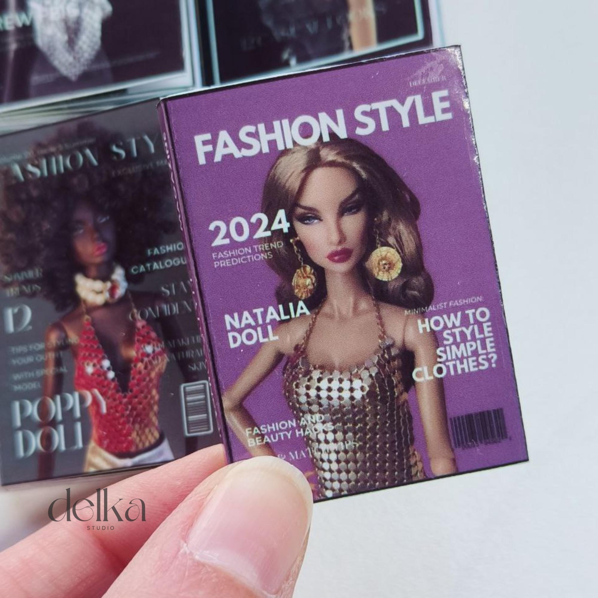 12 inch fashion magazines for fashion dolls