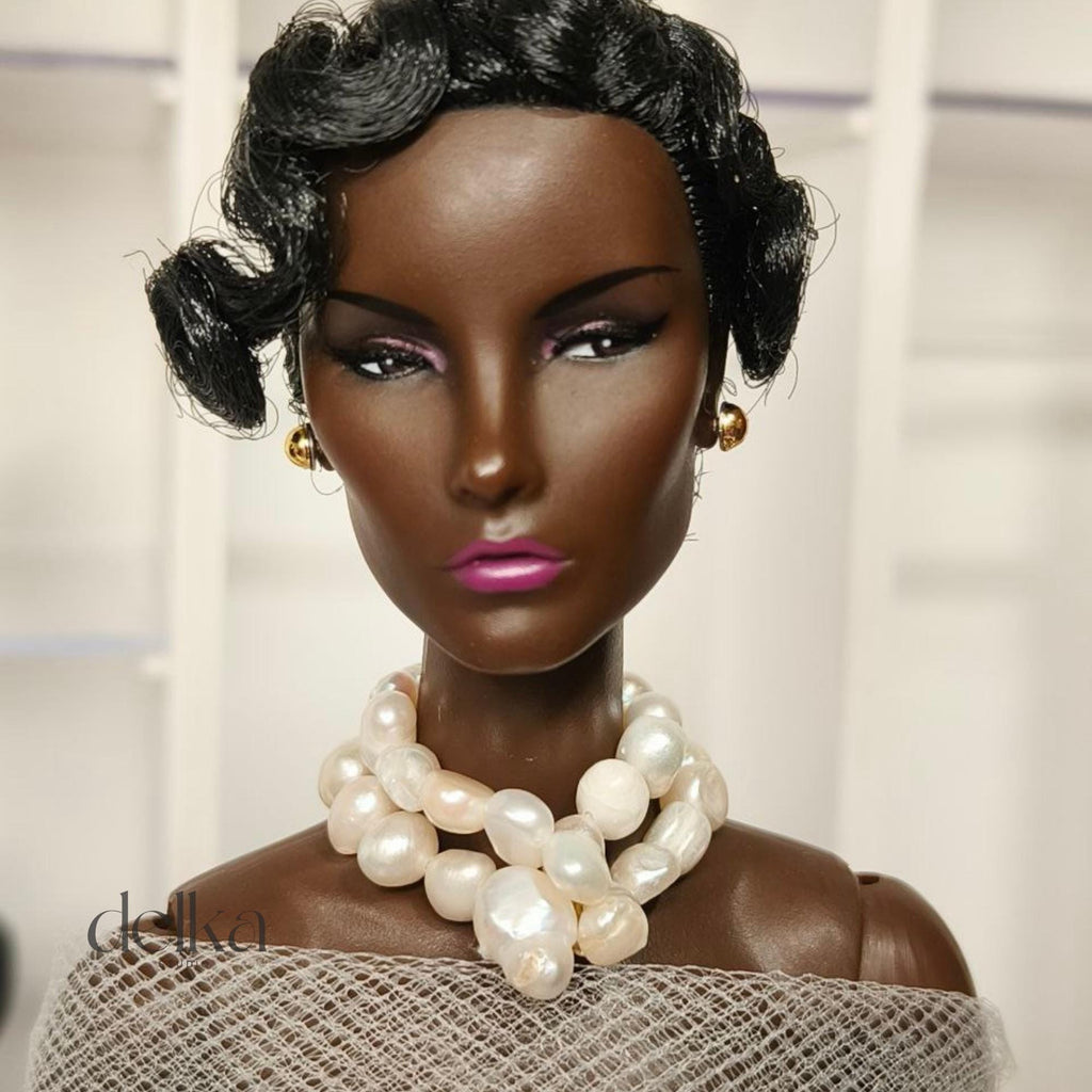 Pearl Choker: 1/6 Scale Doll Accessory for Fashion Royalty Dolls