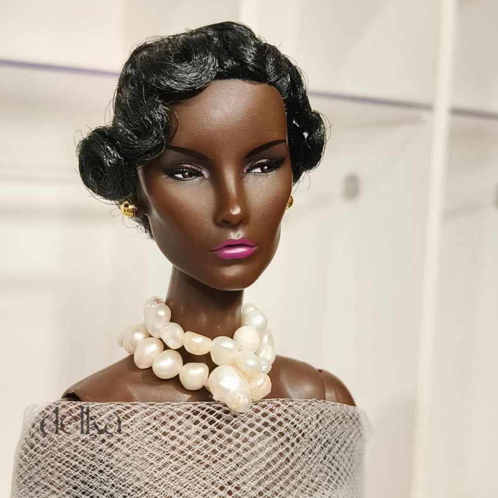 Pearl Choker: 1/6 Scale Doll Accessory for Fashion Royalty Dolls