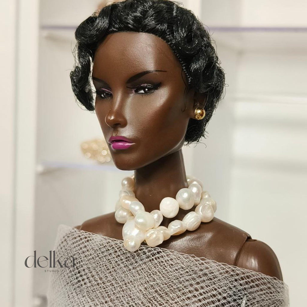 Pearl Choker: 1/6 Scale Doll Accessory for Fashion Royalty Dolls