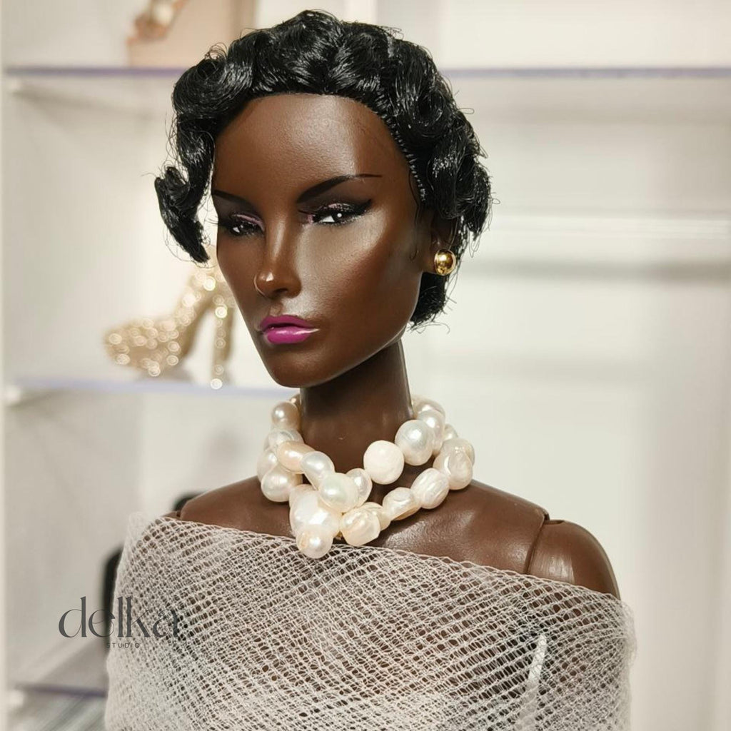 Pearl Choker: 1/6 Scale Doll Accessory for Fashion Royalty Dolls