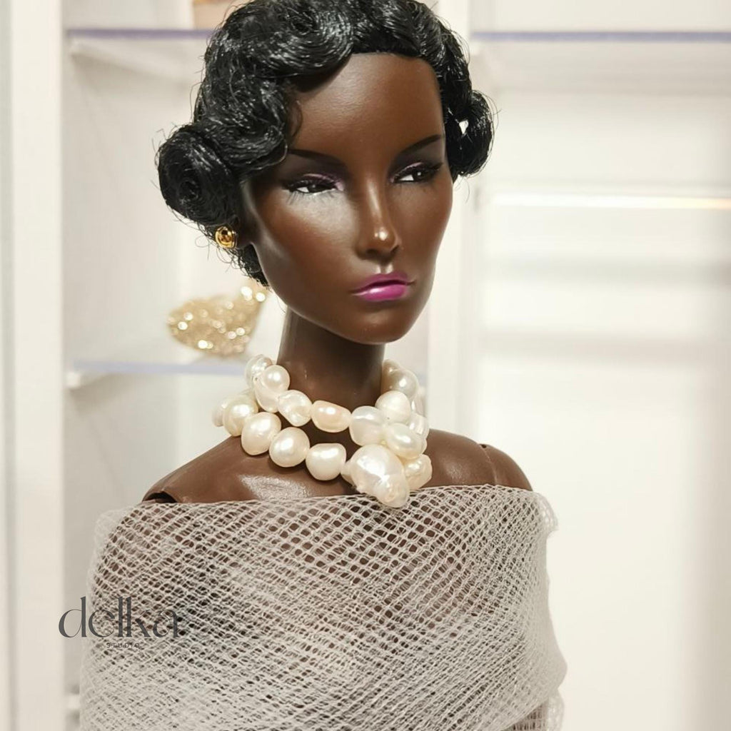 Pearl Choker: 1/6 Scale Doll Accessory for Fashion Royalty Dolls