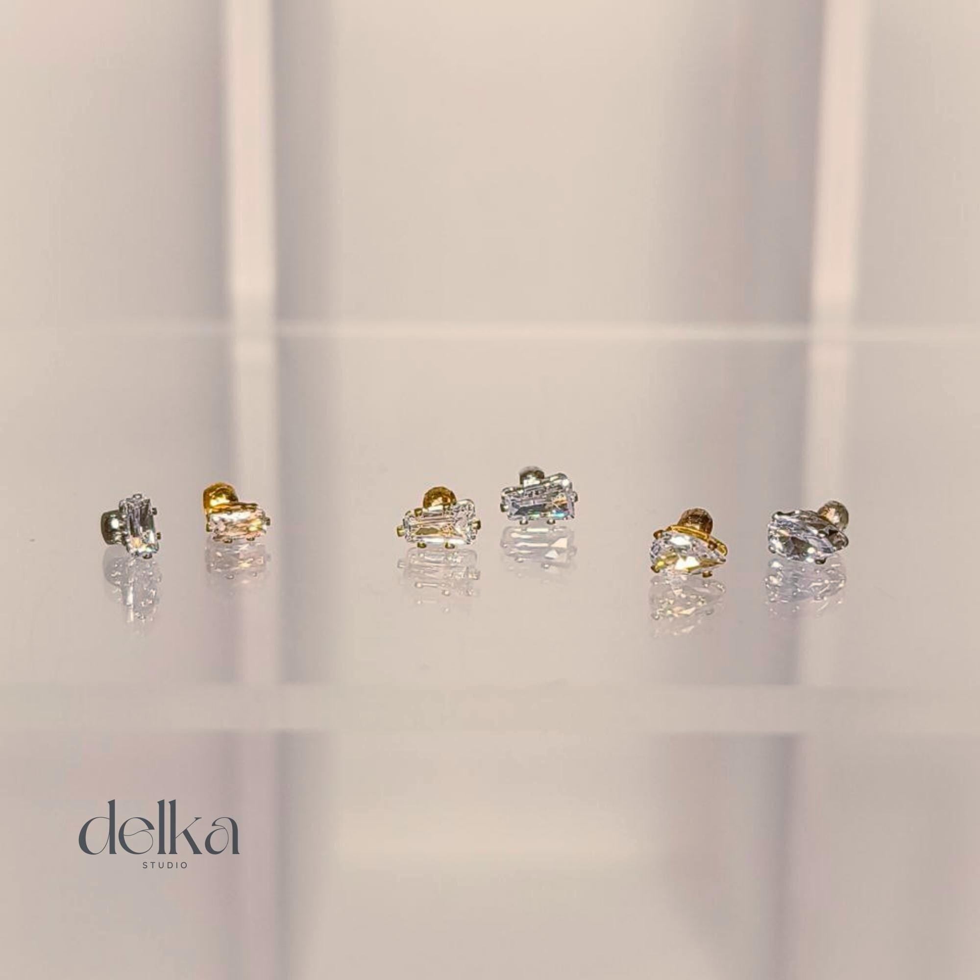 Rhinestone Rings for Fashion Royalty Dolls, 1:6 Scale, Pack of 2