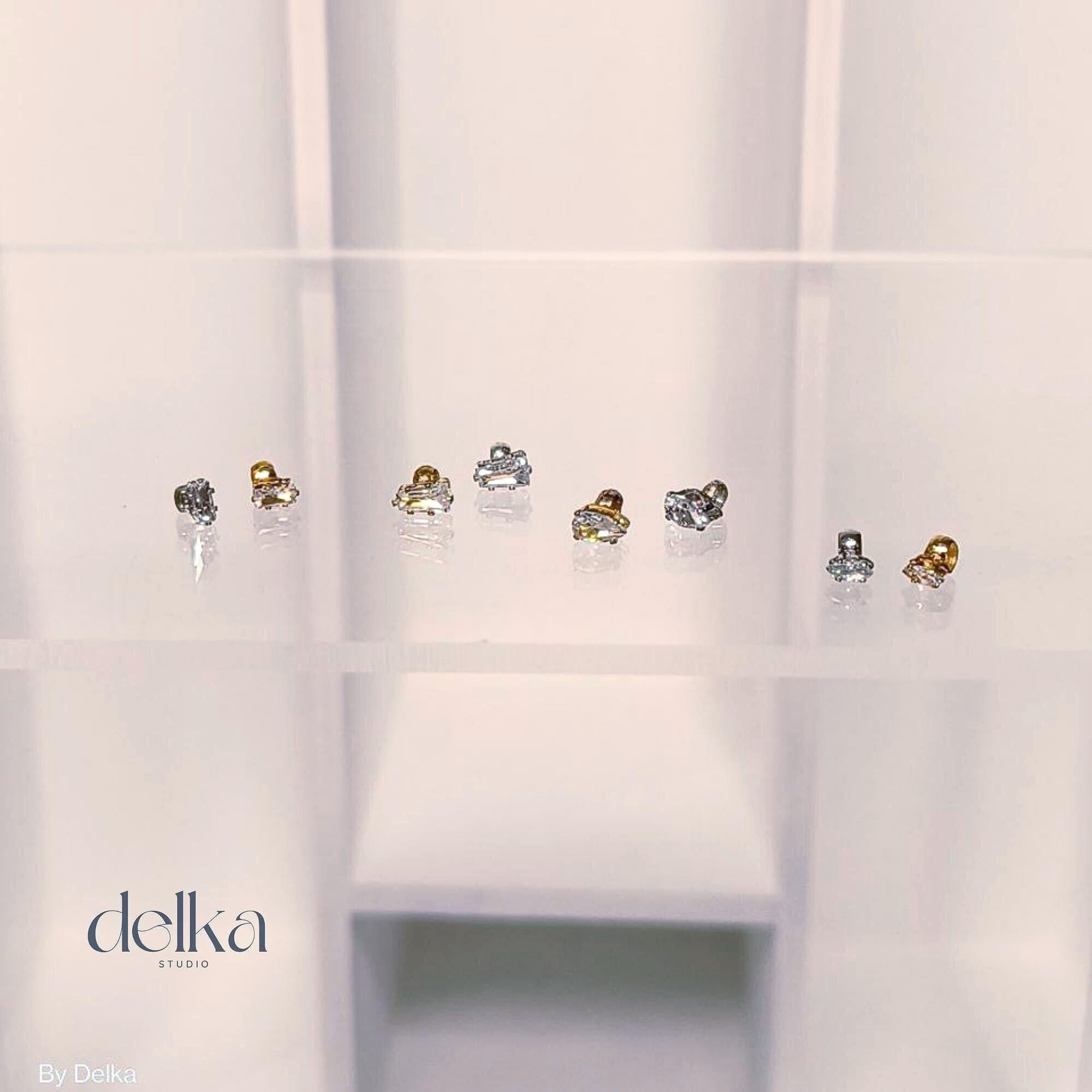 Rhinestone Rings for Fashion Royalty Dolls, 1:6 Scale, Pack of 2