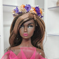12 inch Flower Crown for Fashion Royalty Dolls, 1:6 Scale Doll Garland