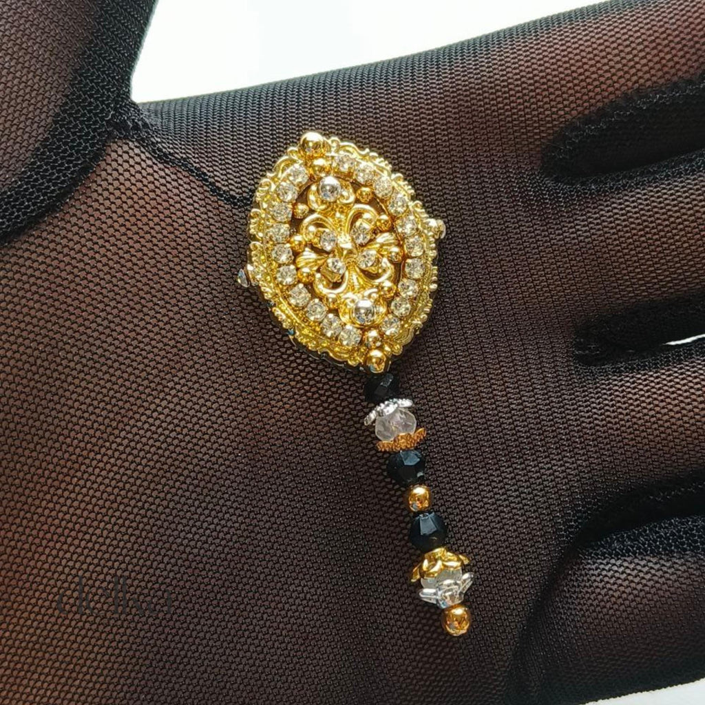 12 inch handmade miniature jeweled gold mirror for Fashion dolls