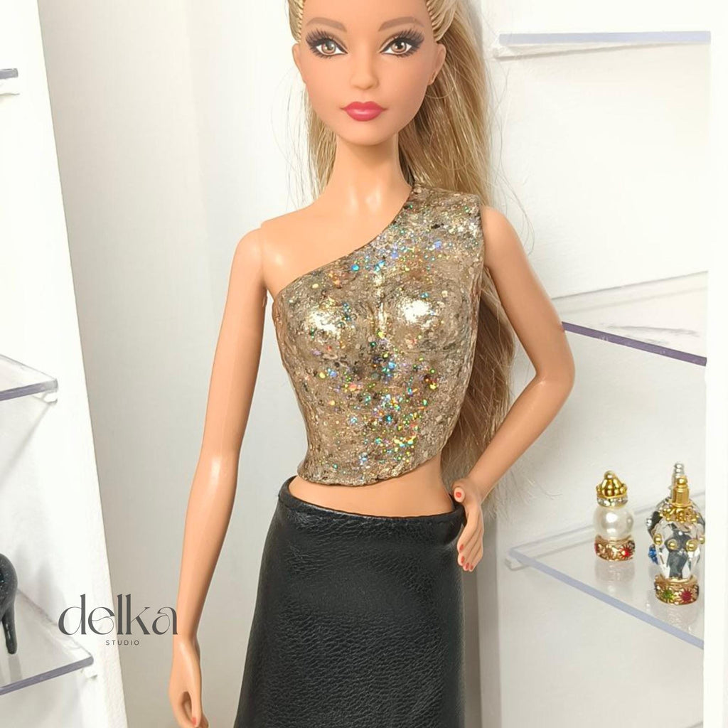 12 Inch Bodice for fashion dolls, Rigid Bra dolls, 1:6 scale doll Corset