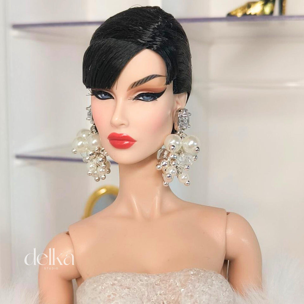 Jewel Earrings for Fashion Royalty Dolls: 1/6 Scale Collector Jewelry
