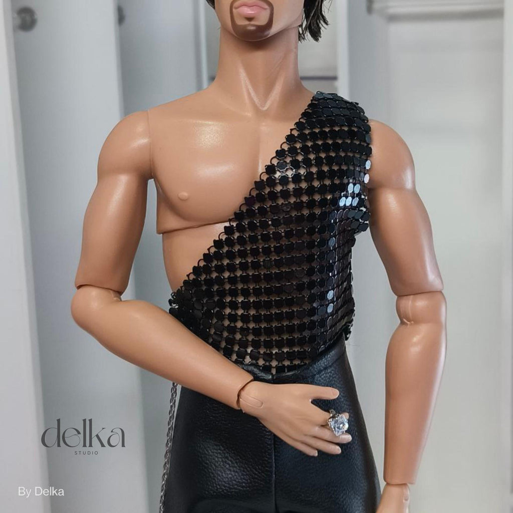 12 inch ring for male Fashion Royalty dolls, 1:6 scale ring for man fashion dolls