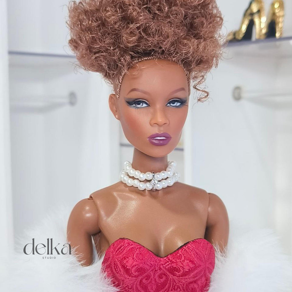 Pearl Choker Necklace for 1/6 Scale Fashion Dolls