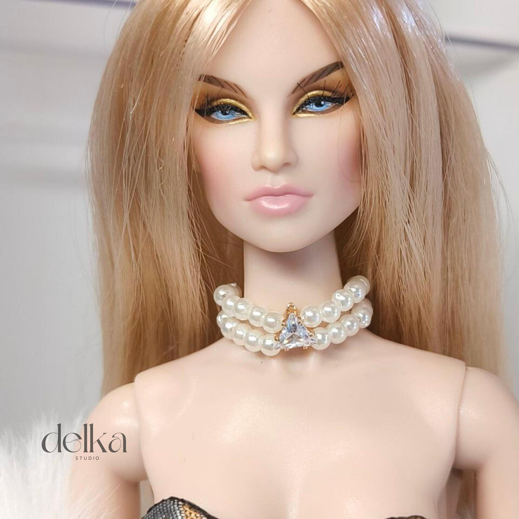 Pearl Choker Necklace for 1/6 Scale Fashion Dolls