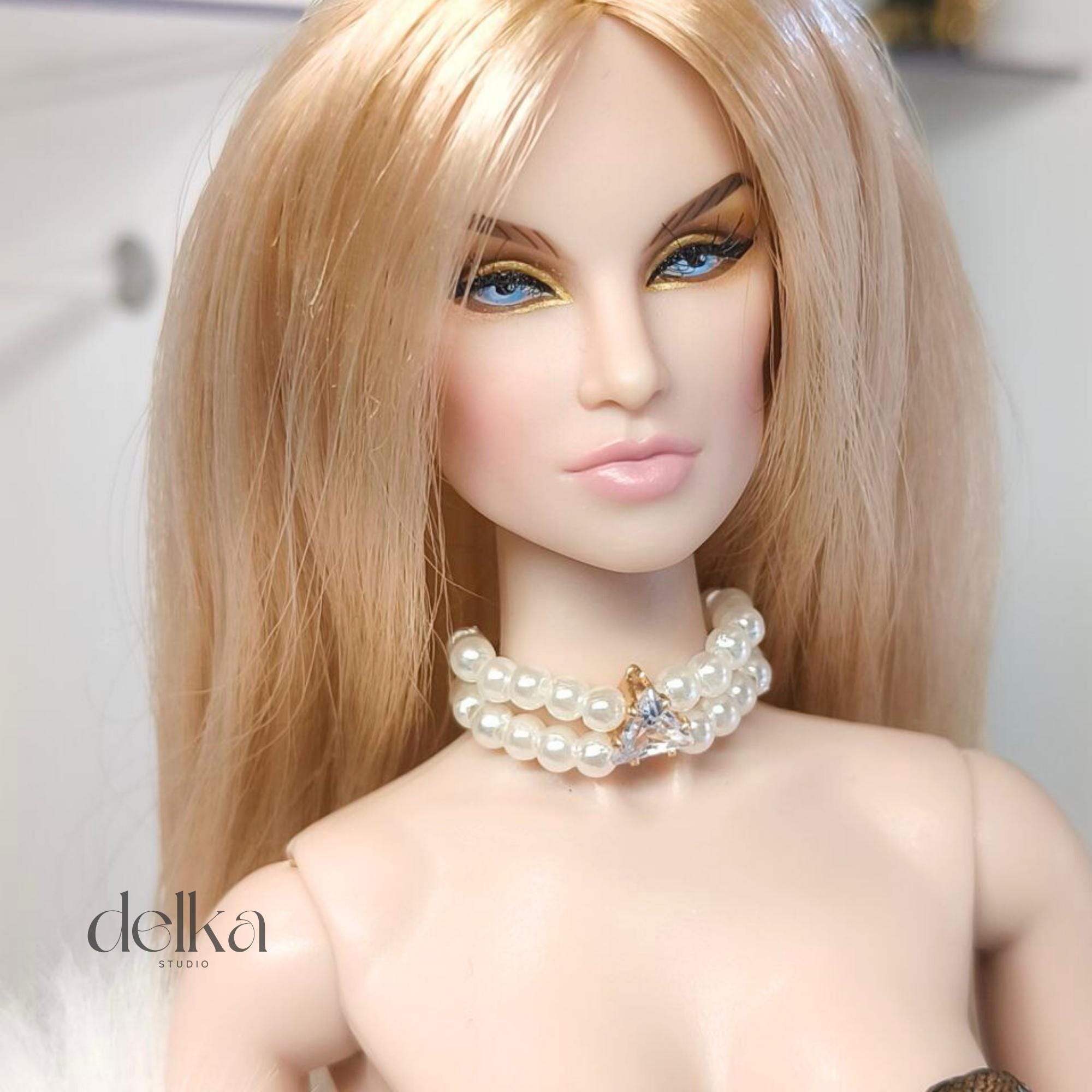 Pearl Choker Necklace for 1/6 Scale Fashion Dolls