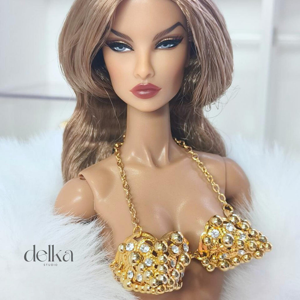 80s Metallic Cone Top, 12" Fashion Dolls, Poppy Parker, Fashion Royalty