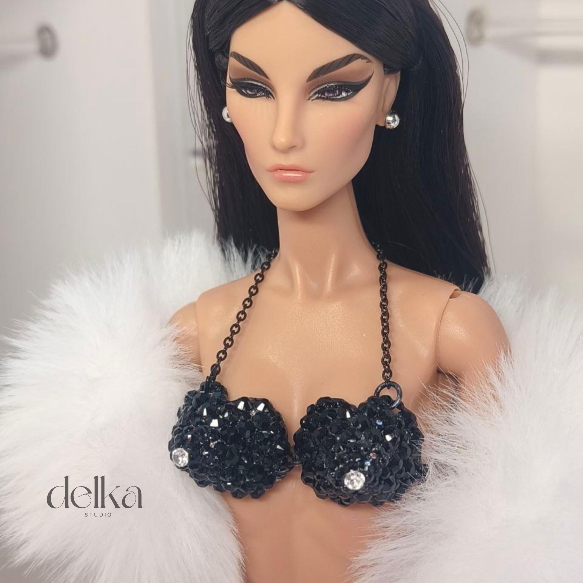 80s Metallic Top for Fashion Royalty, Poppy Parker 12-inch Dolls