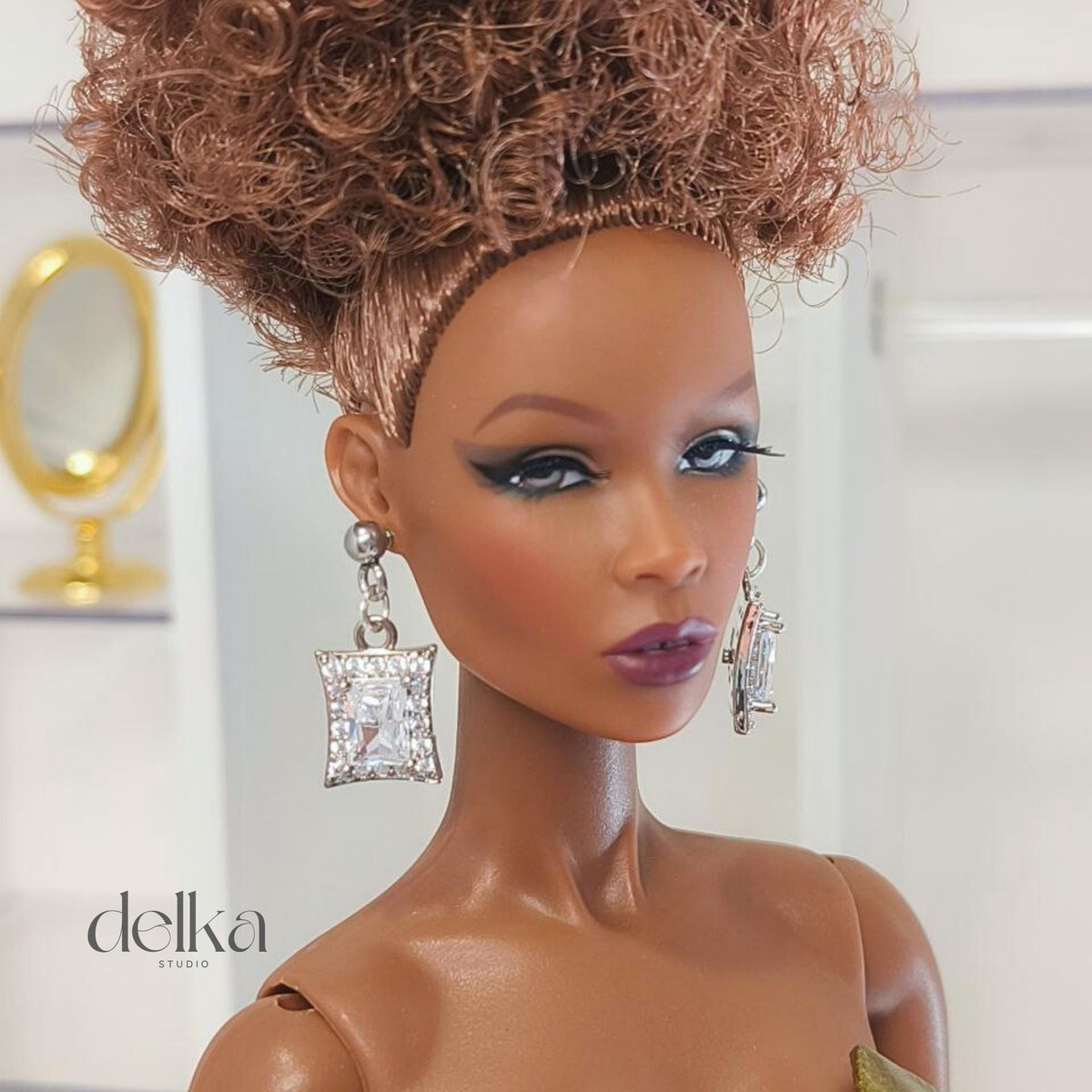 Jewel Earrings for Fashion Royalty Dolls, 1:6 Scale