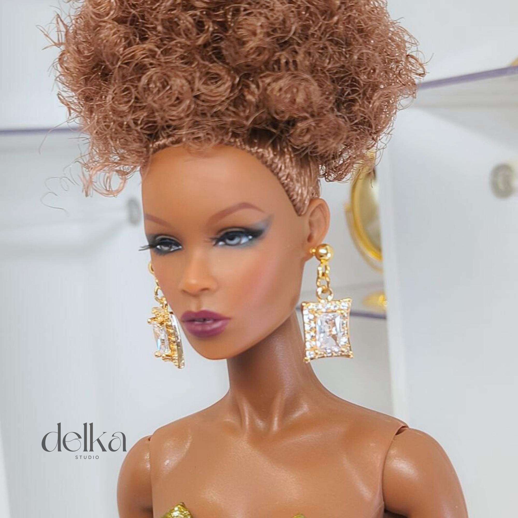 Jewel Earrings for Fashion Royalty Dolls, 1:6 Scale