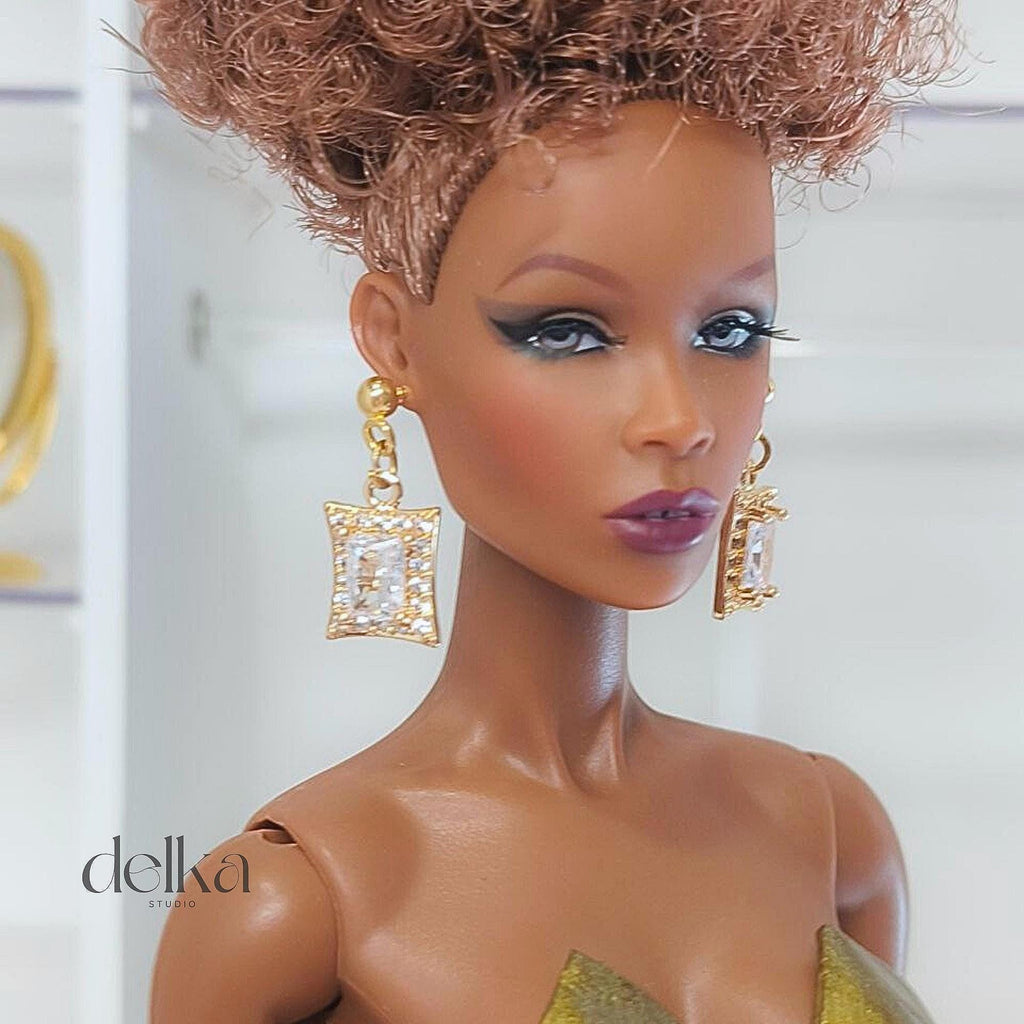 Jewel Earrings for Fashion Royalty Dolls, 1:6 Scale