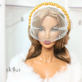 12 inch vintage Doll Headpiece for Fashion Royalty, 1:6 Scale headband for dolls