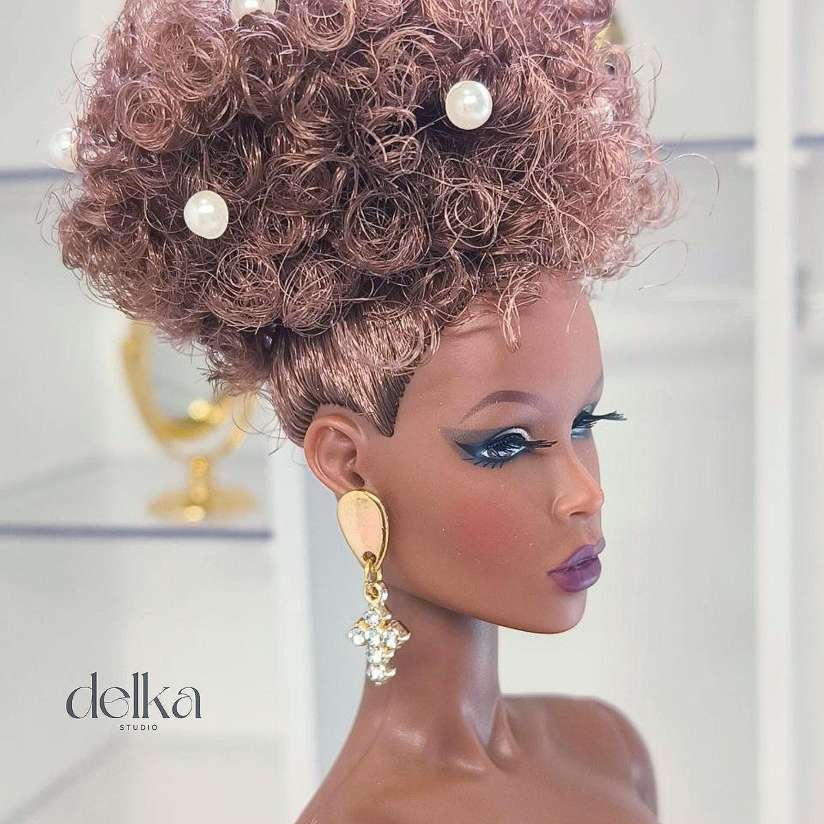 Jewel Earrings for Fashion Royalty Dolls, 1:6 Scale