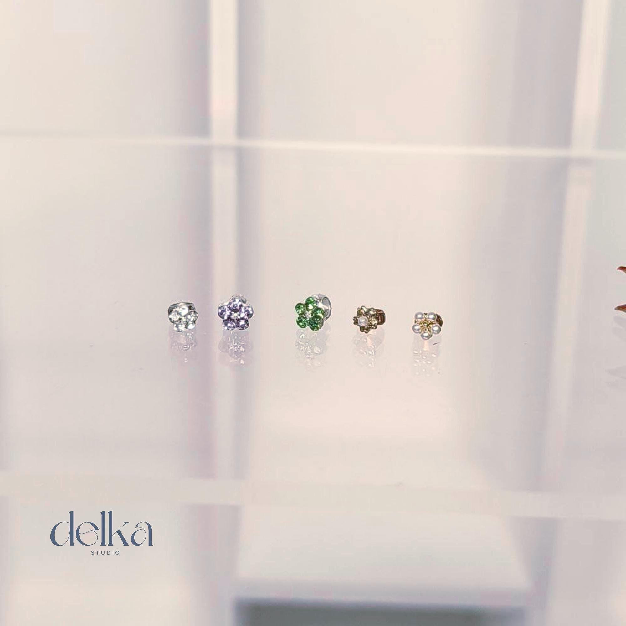 12 inch Miniature Gemstone Flower Ring, 1:6 Scale Doll Jewelry ring for dolls