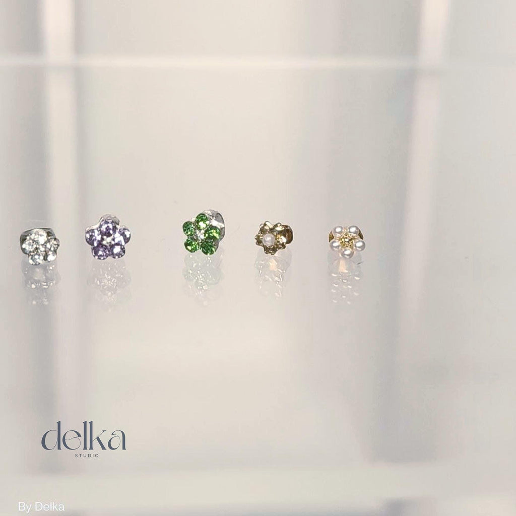 12 inch Miniature Gemstone Flower Ring, 1:6 Scale Doll Jewelry ring for dolls