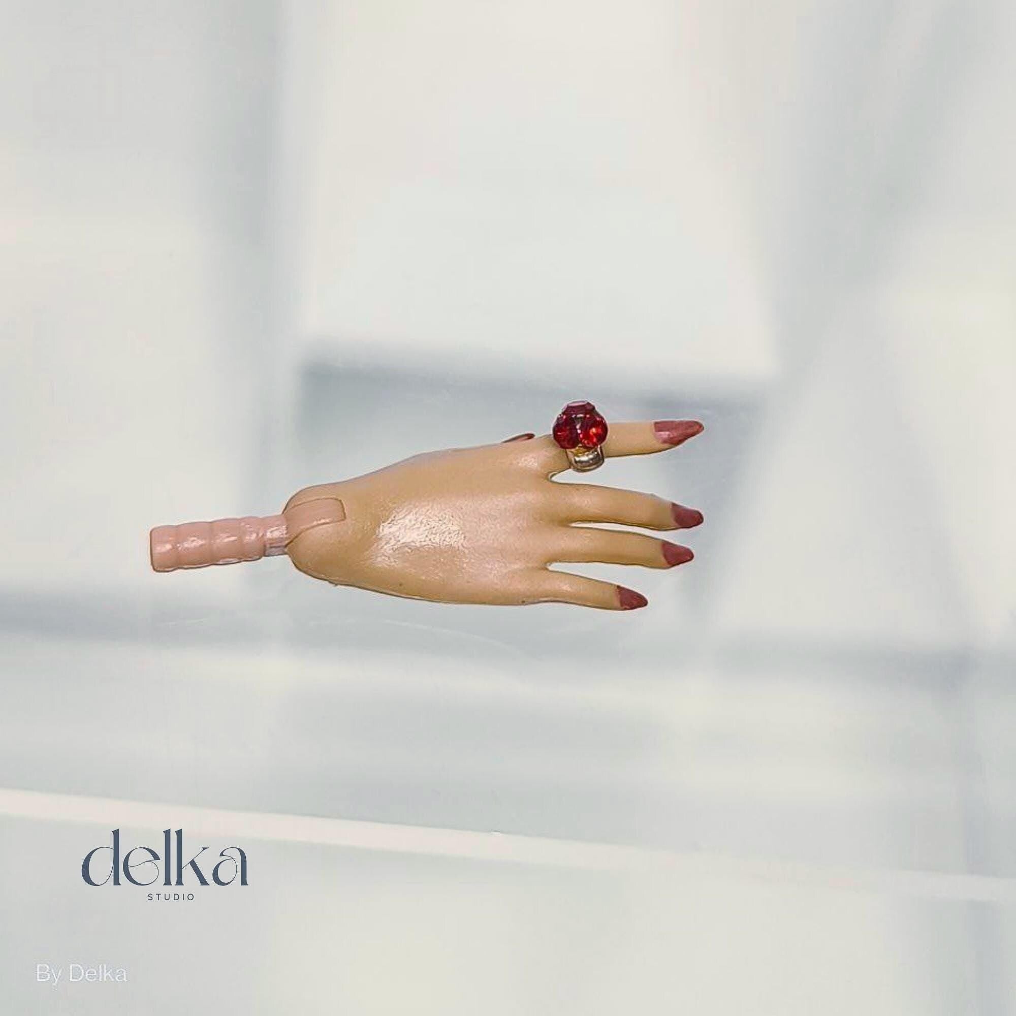 Handmade Gemstone Ring for 1/6 Scale Dolls