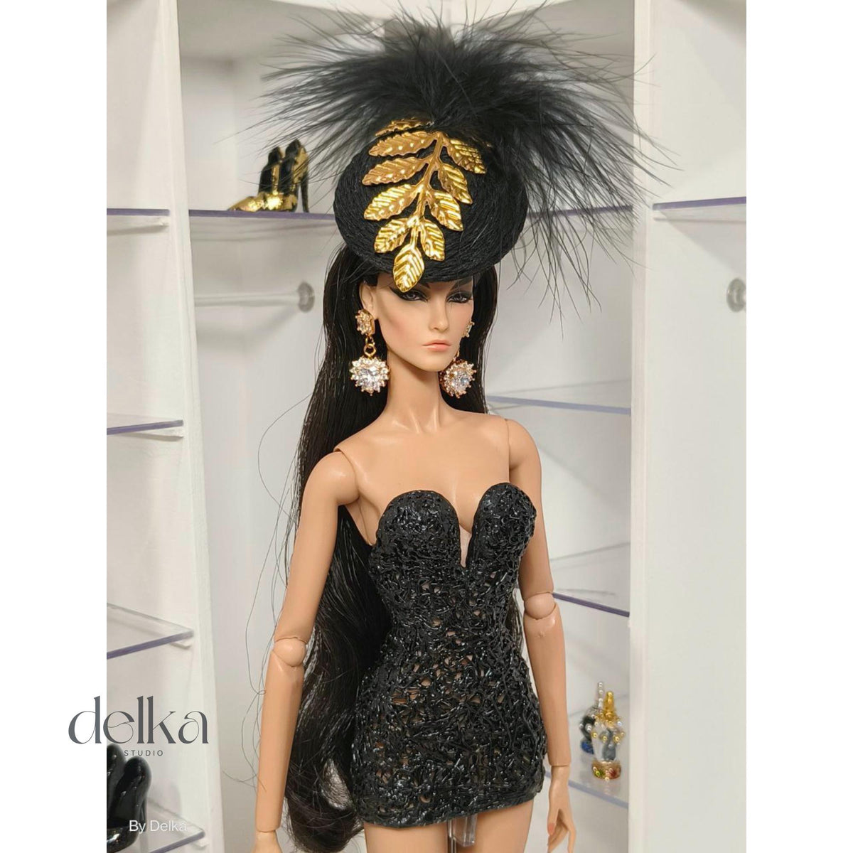 Vintage Doll Headpiece: Fashion Royalty, Barbie, 1/6 Scale