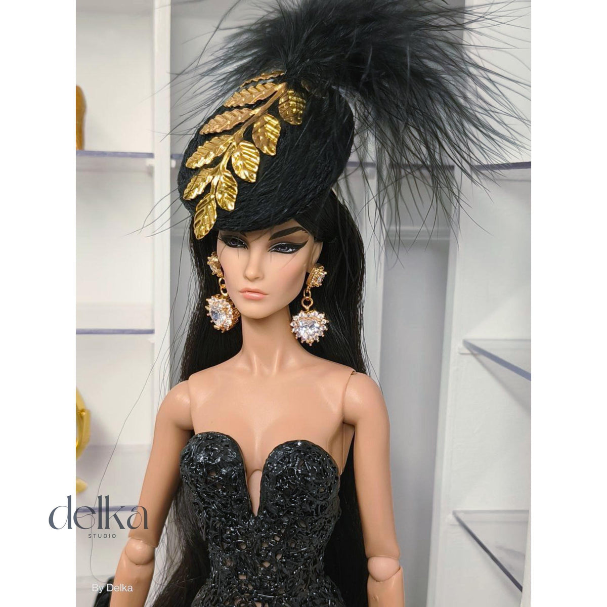 Vintage Doll Headpiece: Fashion Royalty, Barbie, 1/6 Scale