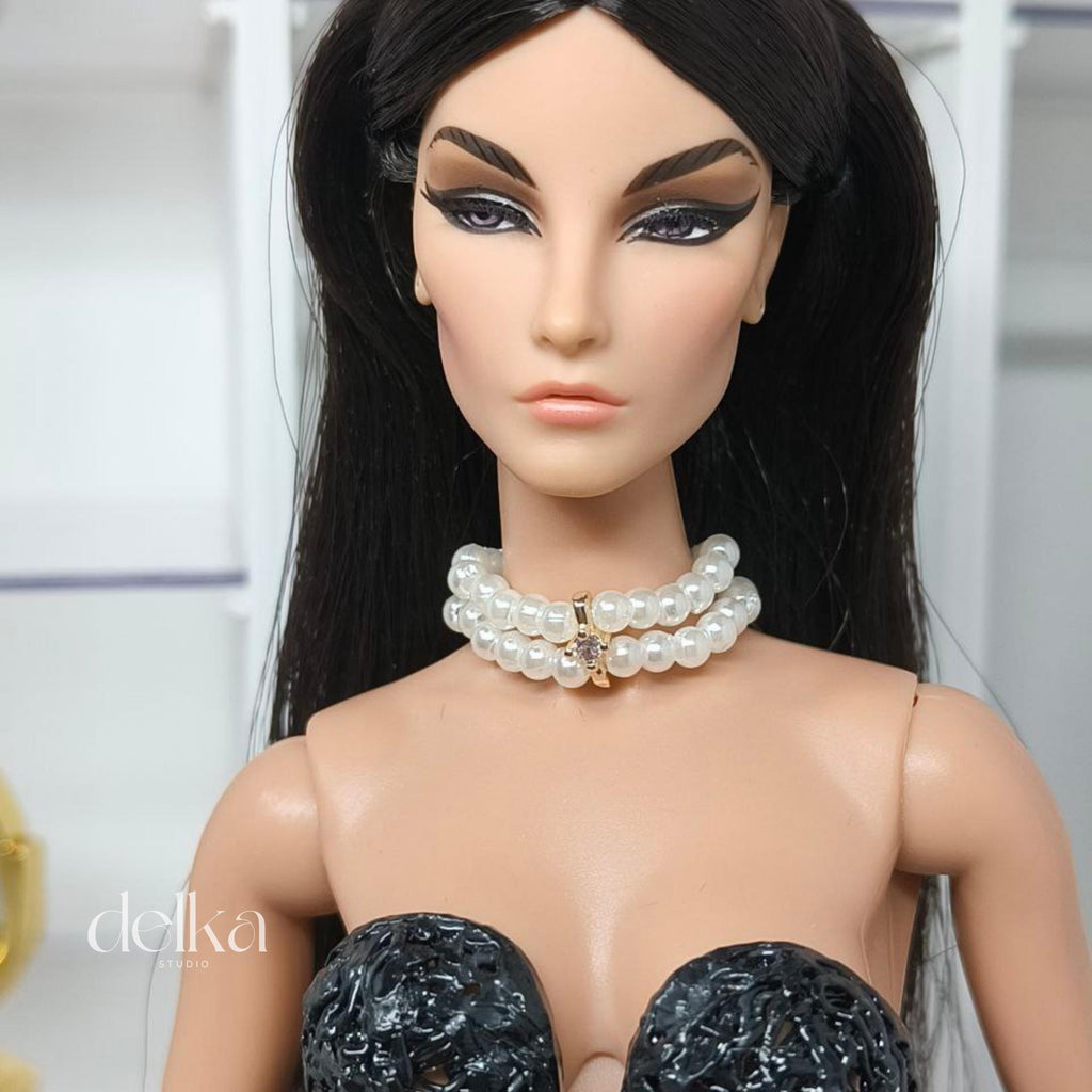 Pearl Choker Necklace for 1/6 Scale Fashion Dolls