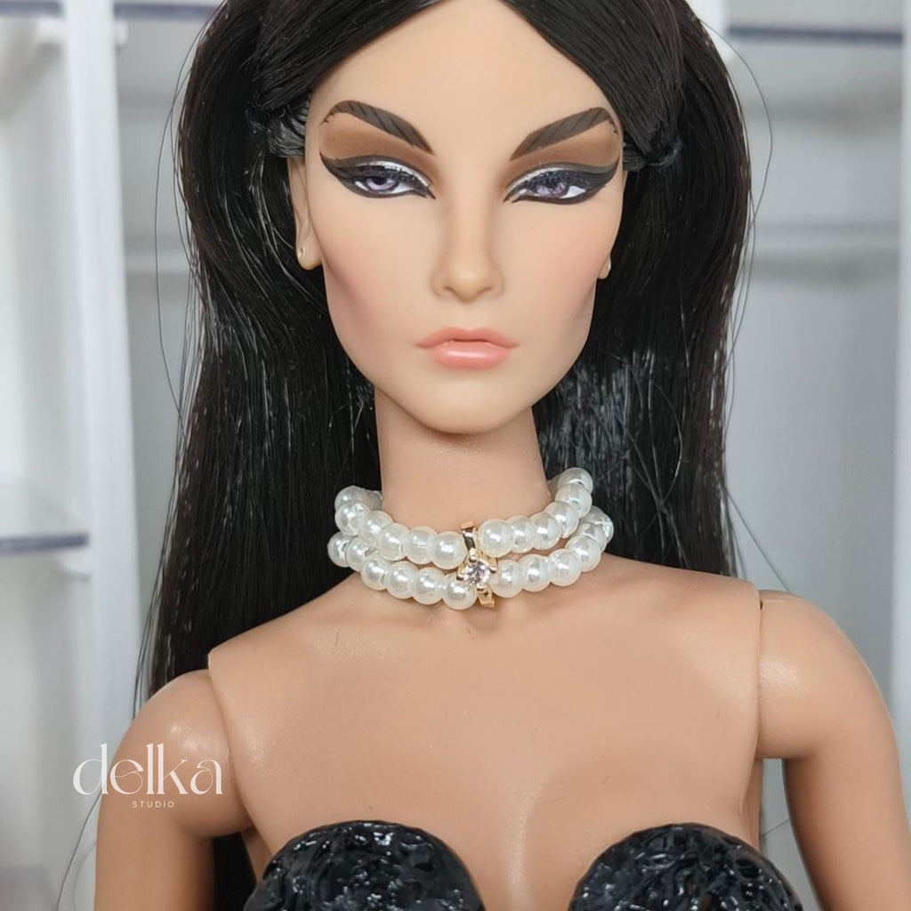 Pearl Choker Necklace for 1/6 Scale Fashion Dolls