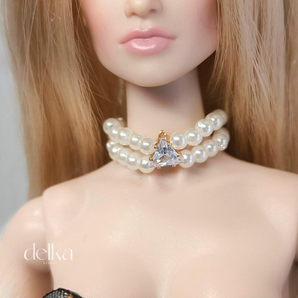 Pearl Choker Necklace for 1/6 Scale Fashion Dolls