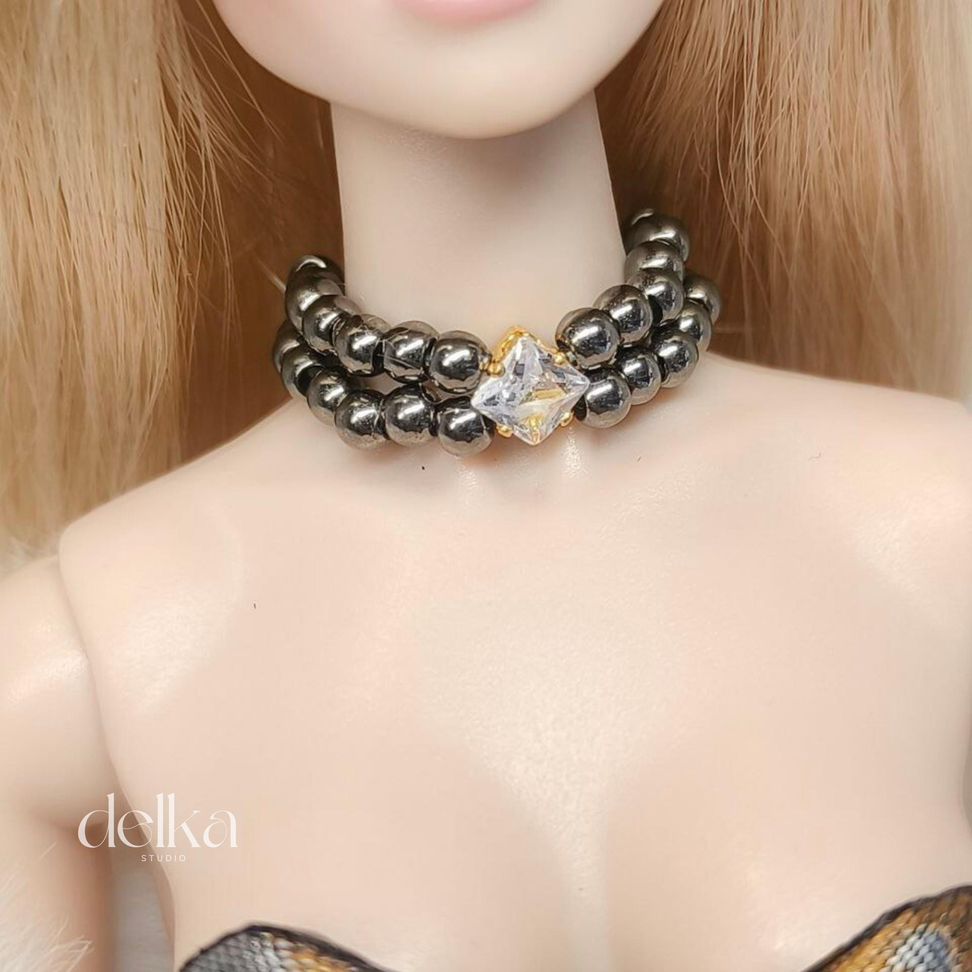 Pearl Choker Necklace for 1/6 Scale Fashion Dolls