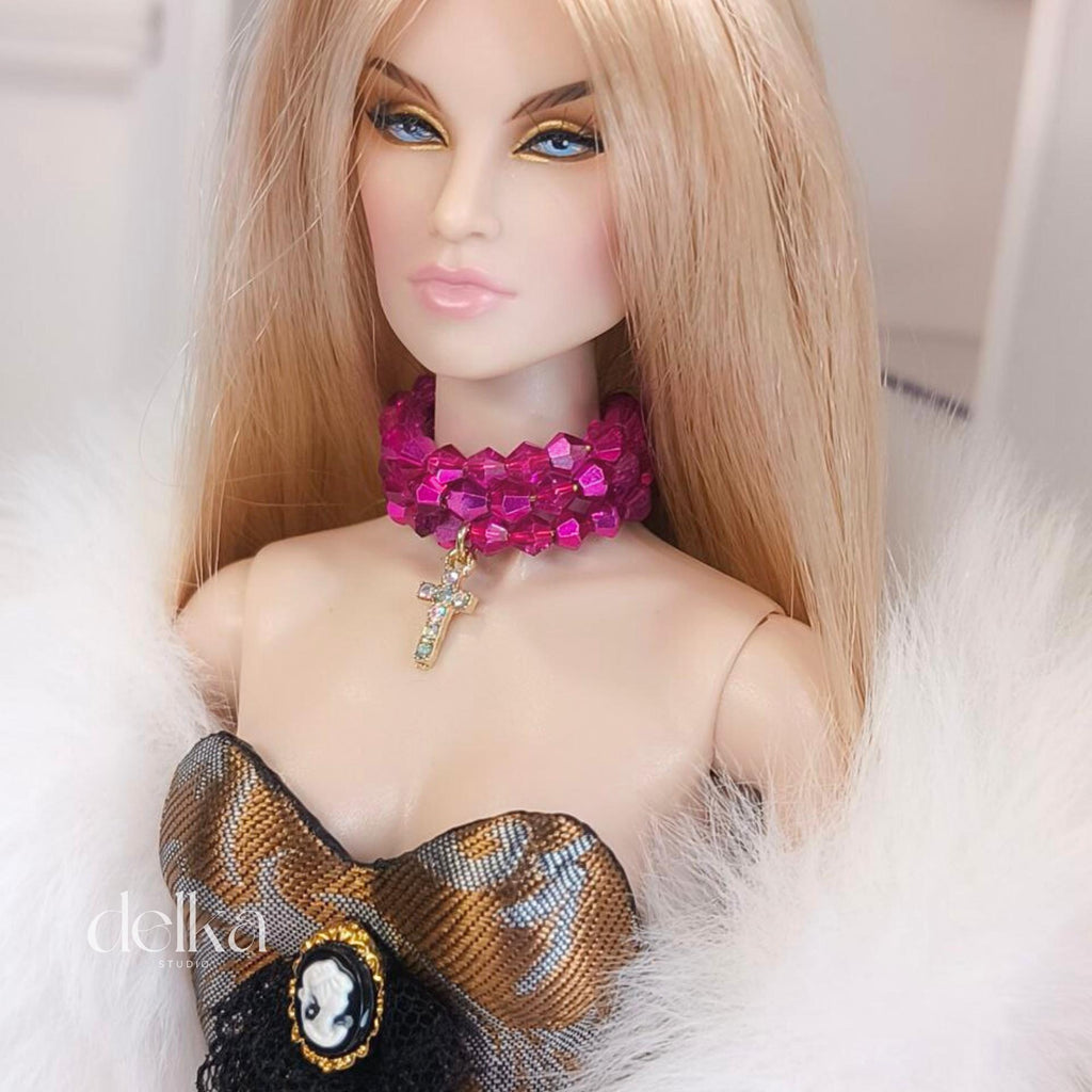 Pearl Choker, 1/6 Scale Necklace, Fashion Doll Accessory