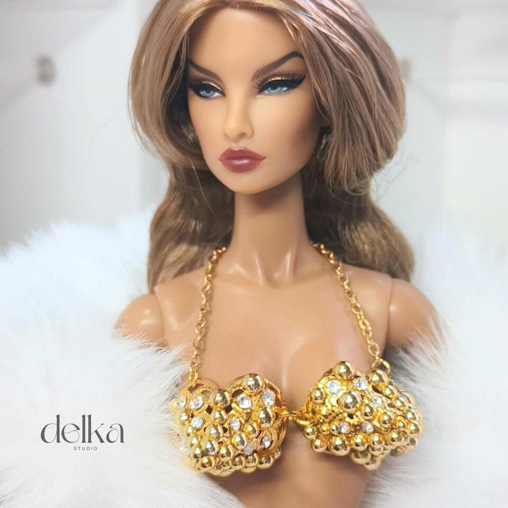80s Metallic Cone Top, 12" Fashion Dolls, Poppy Parker, Fashion Royalty