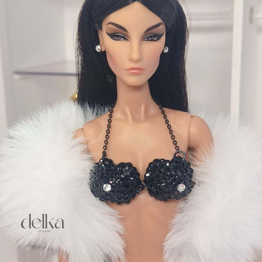 80s Metallic Top for Fashion Royalty, Poppy Parker 12-inch Dolls