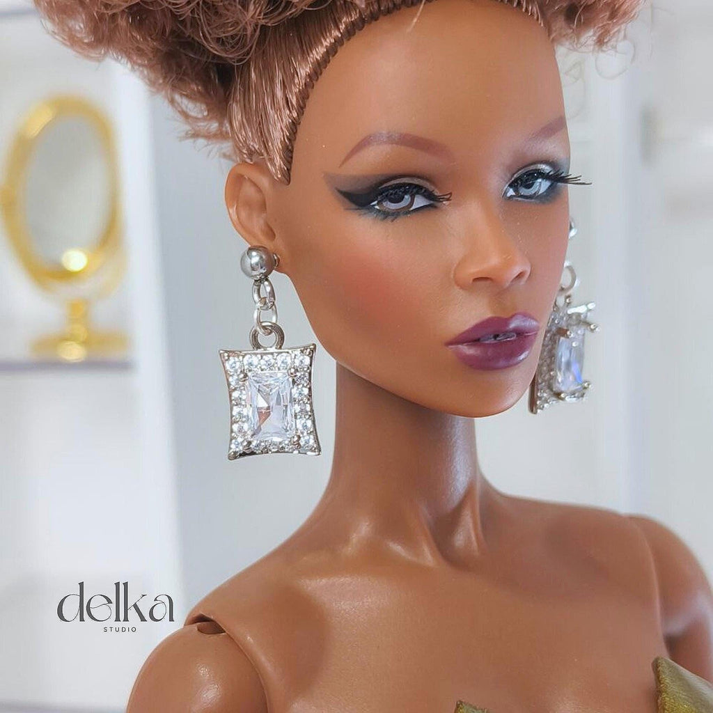 Jewel Earrings for Fashion Royalty Dolls, 1:6 Scale