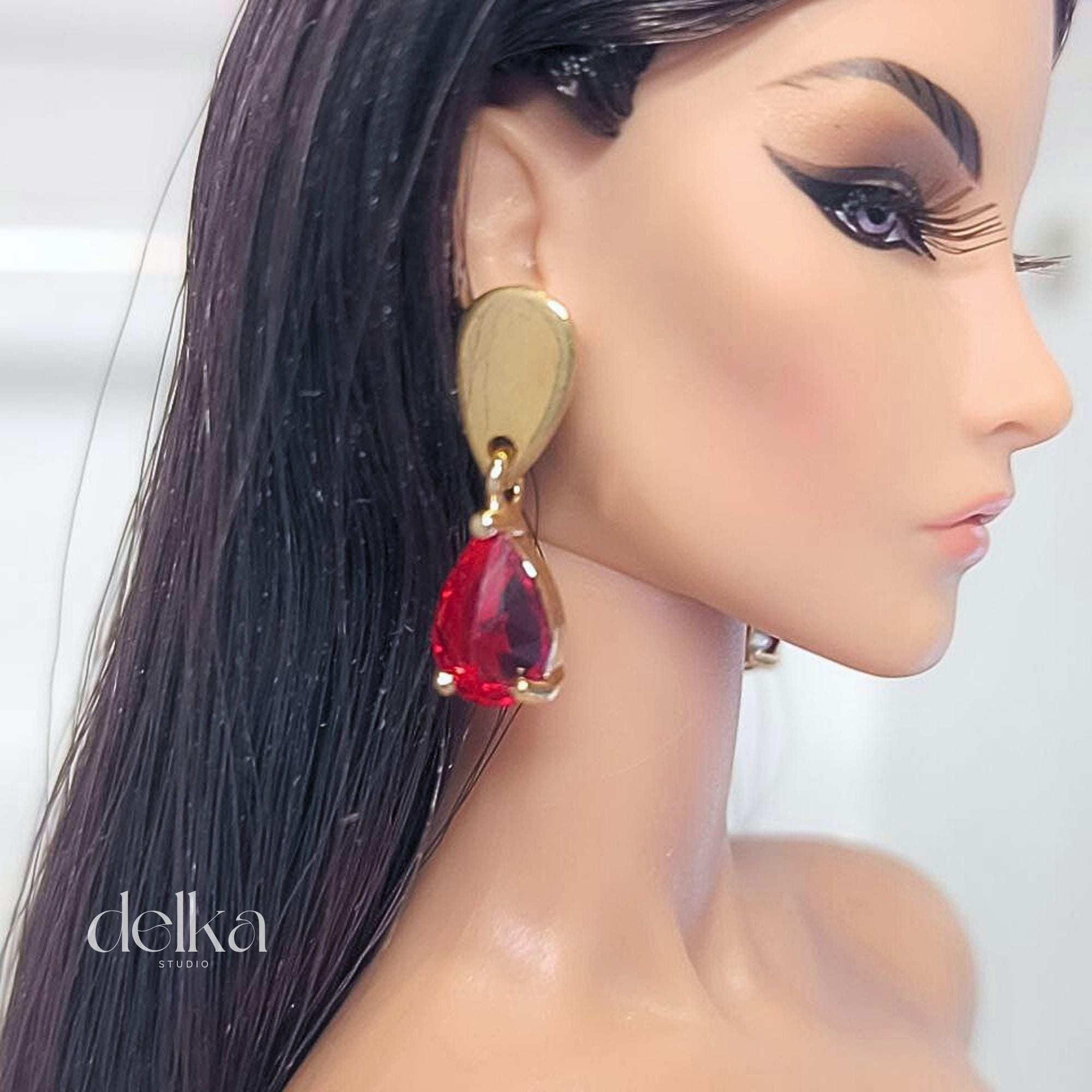 Jewel Earrings for Fashion Royalty Dolls, 1:6 Scale