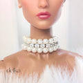 Pearl Choker Necklace for 1/6 Scale Fashion Dolls