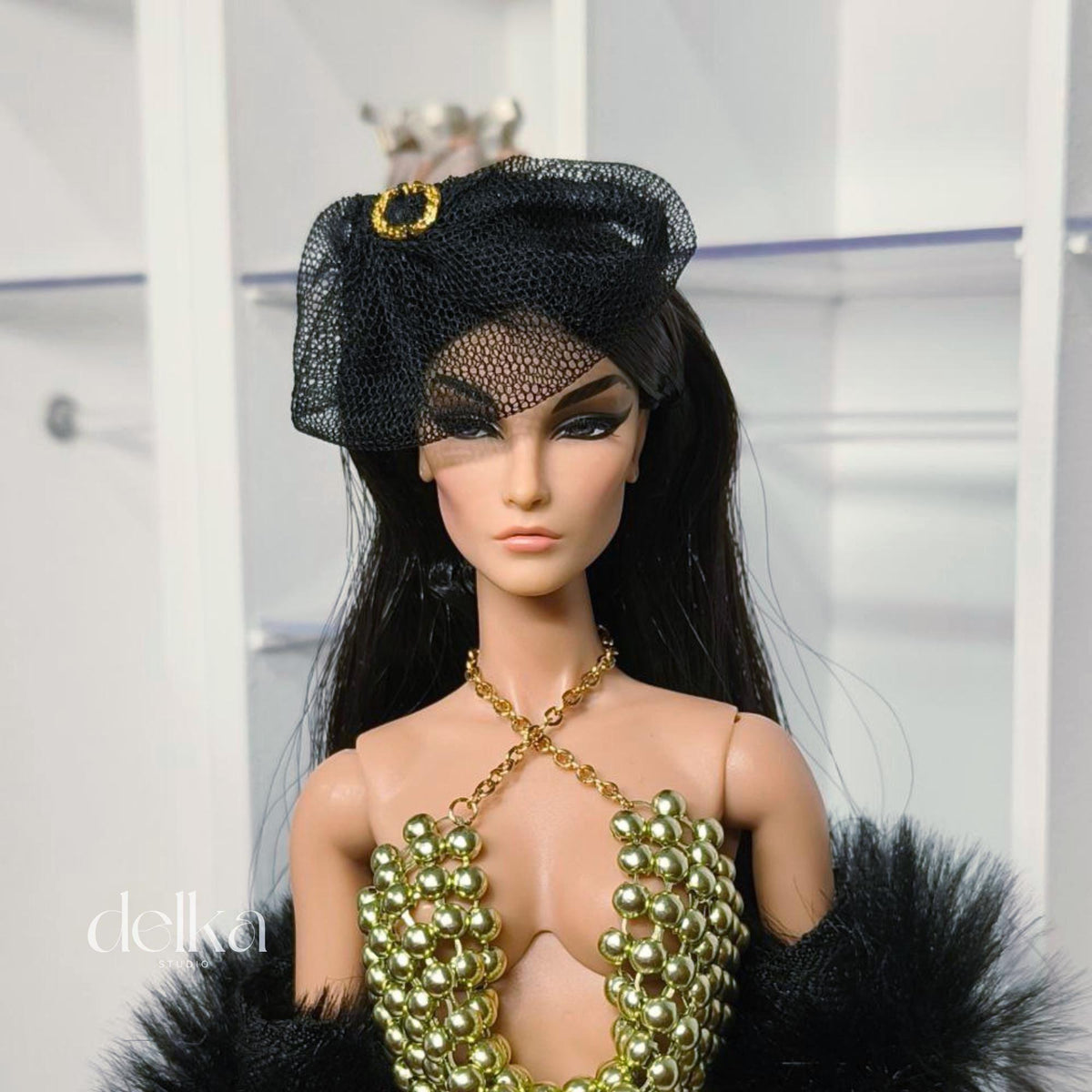 Vintage Doll Headpiece: Fashion Royalty, Poppy Parker, 1/6 Scale