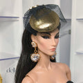 Vintage Doll Headpiece, 1/6 Scale Fashion Royalty Doll Hat