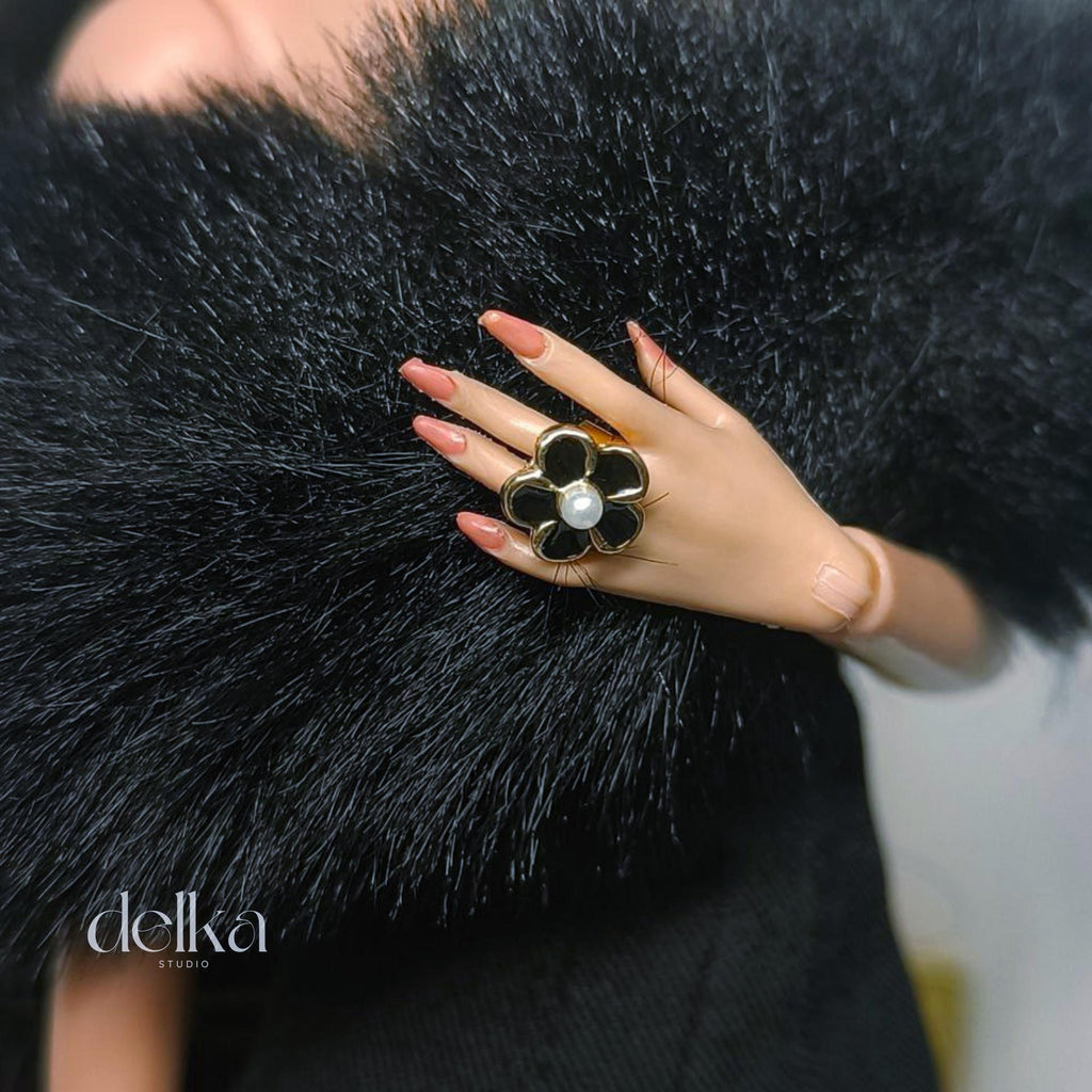 12 inch Doll Ring, Two-Finger Design, Fashion Royalty, Handmade