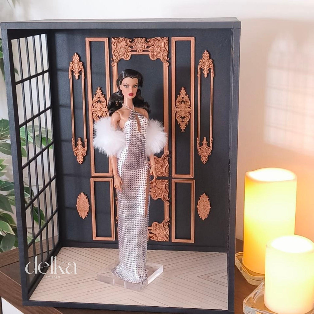 Roombox For Diorama For 1/6 Scale Fashion Dolls